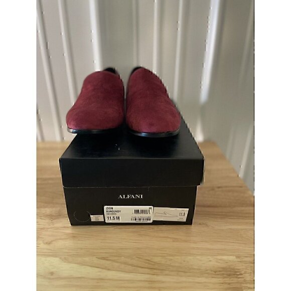 Alfani Zion Burgundy Slip On - Picture 5 of 6